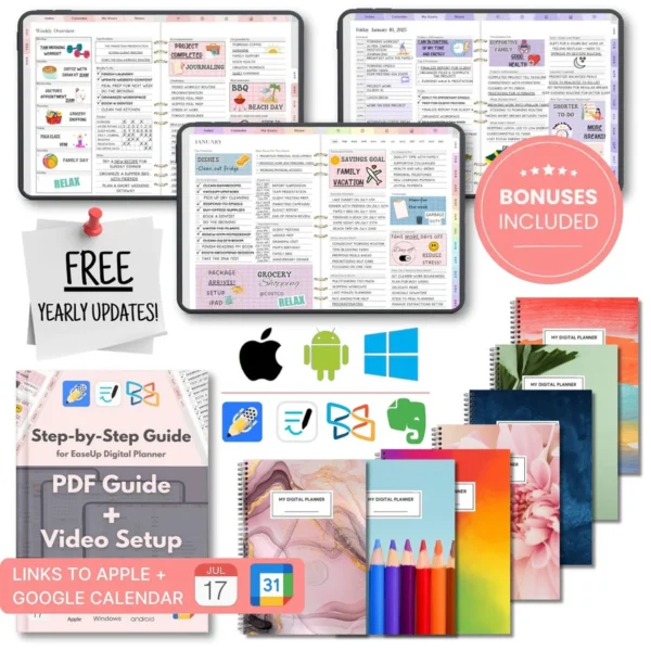 Upgrade To Our Digital Planner For Lasting Organization